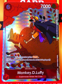 One Piece En Card Game Carte Promo Monkey D Luffy P-001 Alt Art English Mint - Image 1
