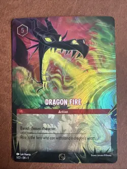 Dragon Fire - Disney Lorcana Promo Cards (DLPC) 1/C1 - Image 1