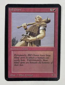 Hill Giant Alpha MP Moderate Play MTG Magic The Gathering B - Image 1