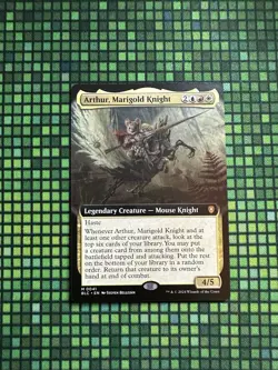 MTG Arthur, Marigold Knight #0041 Extended Art Rare Commander: Bloomburrow (BLC) - Image 1