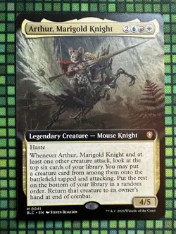 MTG Arthur, Marigold Knight #0041 Extended Art Rare Commander: Bloomburrow (BLC) - Image 2