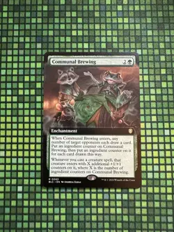 MTG Communal Brewing #0063 Extended Art Rare Commander: Bloomburrow (BLC) - Image 1