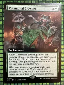 MTG Communal Brewing #0063 Extended Art Rare Commander: Bloomburrow (BLC) - Image 2