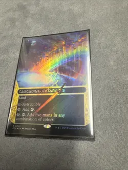 Cascading Cataracts (0005) Edge of Eternities: Stellar Sights Borderless Foil - Image 1