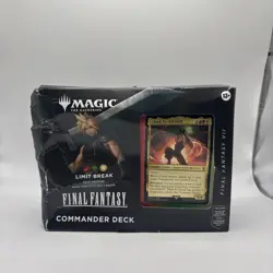 Magic The Gathering Final Fantasy VII 7 Commander Deck Limit Break Damaged Box - Image 1