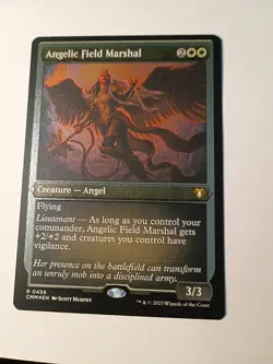 Angelic Field Marshal (Foil Etched) Commander Masters Foil - Image 1
