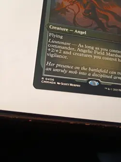 Angelic Field Marshal (Foil Etched) Commander Masters Foil - Image 3