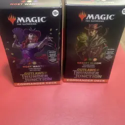 Magic the Gathering MTG Outlaws of Thunder Junction Commander Deck Lot Of 2 - Image 1
