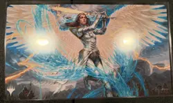 Tarkir Dragonstorm Elspeth, Storm Slayer Playmat for Magic: The Gathering - Image 1
