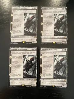 Summon: Primal Odin X4X NM/M Final Fantasy FIN Magic the Gathering MTG - Image 1