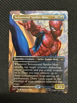 MTG Spider-Man Sensational Spider-Man Borderless Non Foil English - Image 1