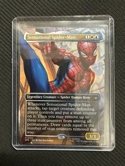 MTG Spider-Man Sensational Spider-Man Borderless Non Foil English - Image 3