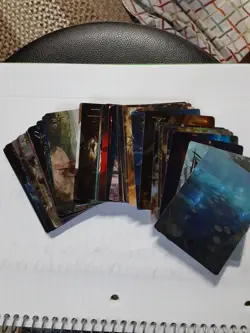 MTG Art Series Lord of the Rings LTR Lot of 52 Different GOLD SIGNATURE/STAMPED - Image 1