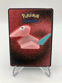 Vintage Porygon 3D BURGER KING CARD from Pokemon: The Movie 2000 No Stand - Image 1