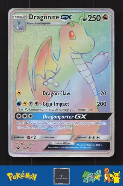 2018 Pokemon SM Promo SM156 Dragonite GX - Image 1