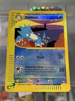 Pokemon Golduck (50b) 050B/147 Aquapolis Reverse Holo LP - Image 1