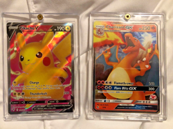Pikachu V 170/185 Full Art Ultra Rare Vivid Voltage Pokemon + Charizard GX!! - Image 1