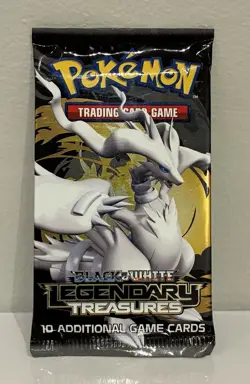 Pokemon Black & White Legendary Treasures Booster Pack NEW Reshiram Art Sealed - Image 1
