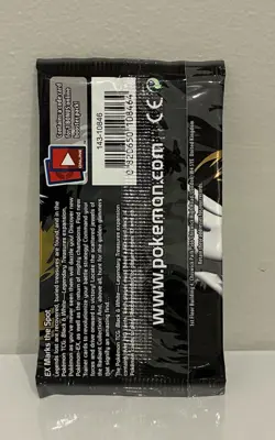 Pokemon Black & White Legendary Treasures Booster Pack NEW Reshiram Art Sealed - Image 2