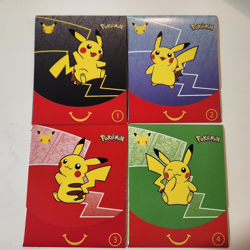 McDonald's 25th Anniversary Pokemon Packs Lot of 4 #1-4 - Image 1
