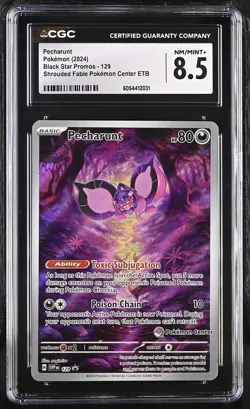CGC 8 Pecharunt - 129 (Pokemon Center Exclusive) 129 Sv: Scarlet & Violet - Image 1