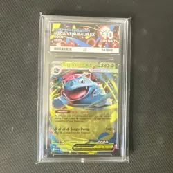Pokemon TCG Mega Venusaur EX 003/132 ACE 10 Mega Evolution Ultra Rare - Image 1