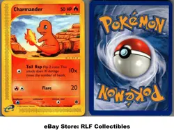 2002 Pokemon, Expedition, #97/165 Charmander, Common - Image 1
