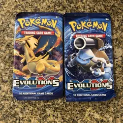 Pokemon TCG: XY Evolutions Booster Pack 2x - Factory Sealed - Charizard Art ! - Image 1