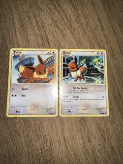 Pokemon TCG Eevee 47/90 & 48/90 Undaunted Regular Common NM/LP - Image 1