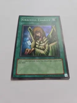 Yu-Gi-Oh! Graceful Charity SDP-040 Super Rare Unlimited Edition LP - Image 4