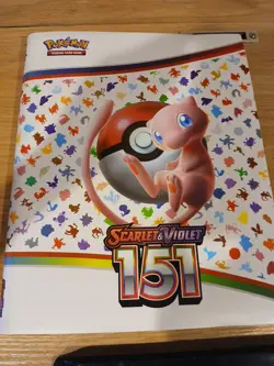 pokemon scarlet and violet 151 Binder W/ 360 Card Sm Base Set - Image 1