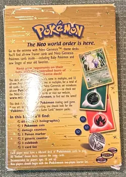 Pokemon Neo Genesis Hotfoot Theme Deck - Cards Factory Sealed - Image 3