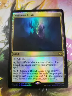 Pack Fresh NM FOIL Voldaren Estate - MTG Innistrad: Crimson Vow Card - Image 1