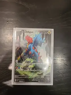 Pokemon TCG White Flare Druddigon Card 151/086 IR English NM Condition - Image 1