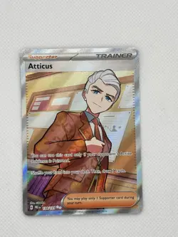Atticus 134/131 Prismatic Evolutions Pokemon Card NM Condition - Image 1
