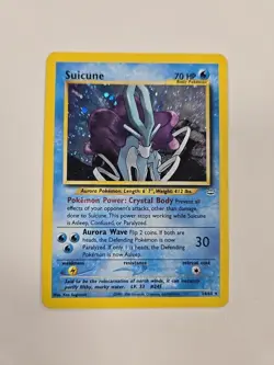 Pokemon TCG: Rare Vintage Suicune Holo Card (Neo Revelation - 14/64) - Image 1
