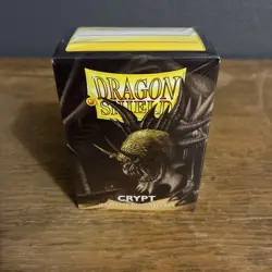 Dual Matte Crypt 100 ct Dragon Shield Sleeves Standard Size - Image 1