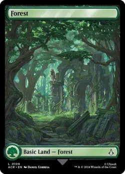 Forest (0109) - Universes Beyond: Assassin's Creed - MTG - Near Mint (NM) - Image 1