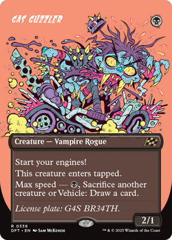 Gas Guzzler (Borderless) [Aetherdrift] Magic MTG - Image 1