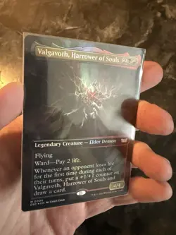 Valgavoth, Harrower of Souls (Borderless) Commander: Duskmourn: House of Horror - Image 1