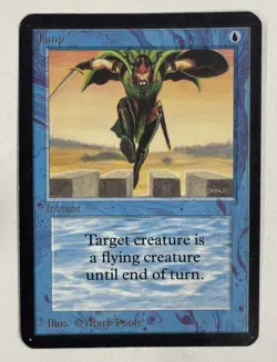 Jump Alpha MP Moderate Play MTG Magic The Gathering A - Image 1