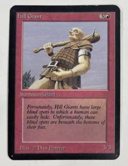 Hill Giant Alpha MP Moderate Play MTG Magic The Gathering A - Image 1