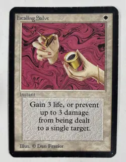 Healing Salve Alpha MP Moderate Play MTG Magic The Gathering B - Image 1