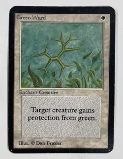 Green Wars Alpha MP Moderate Play MTG Magic The Gathering - Image 1