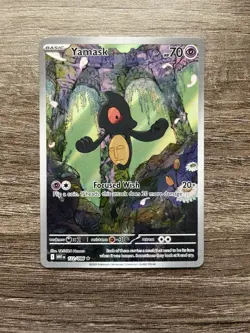 Pokemon TCG Yamask 122/086 Sv: White Flare Illustration Rare Mint Pack Fresh - Image 1