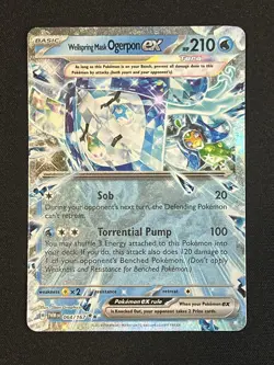 x1 Wellspring Mask Ogerpon ex - 064/167 - Double Rare Pokemon SV06 Twilight Masq - Image 1