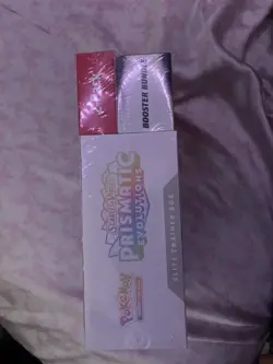 SEALED Pokemon Scarlet & Violet Prismatic Evolutions ETB 2 pack + Booster Bundle - Image 3