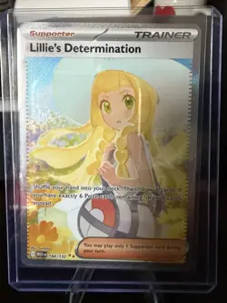 Lillie's Determination 184/132 Special Illustration Rare Pokemon TCG - Image 1