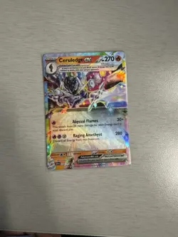 Pokemon TCG Surging Sparks Ceruledge EX 036/191 Holo Double Rare NM - Image 1