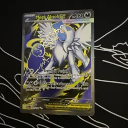 Mega Absol ex Full Art Ultra Rare 161/132 Pokemon Mega Evolution English - Image 1